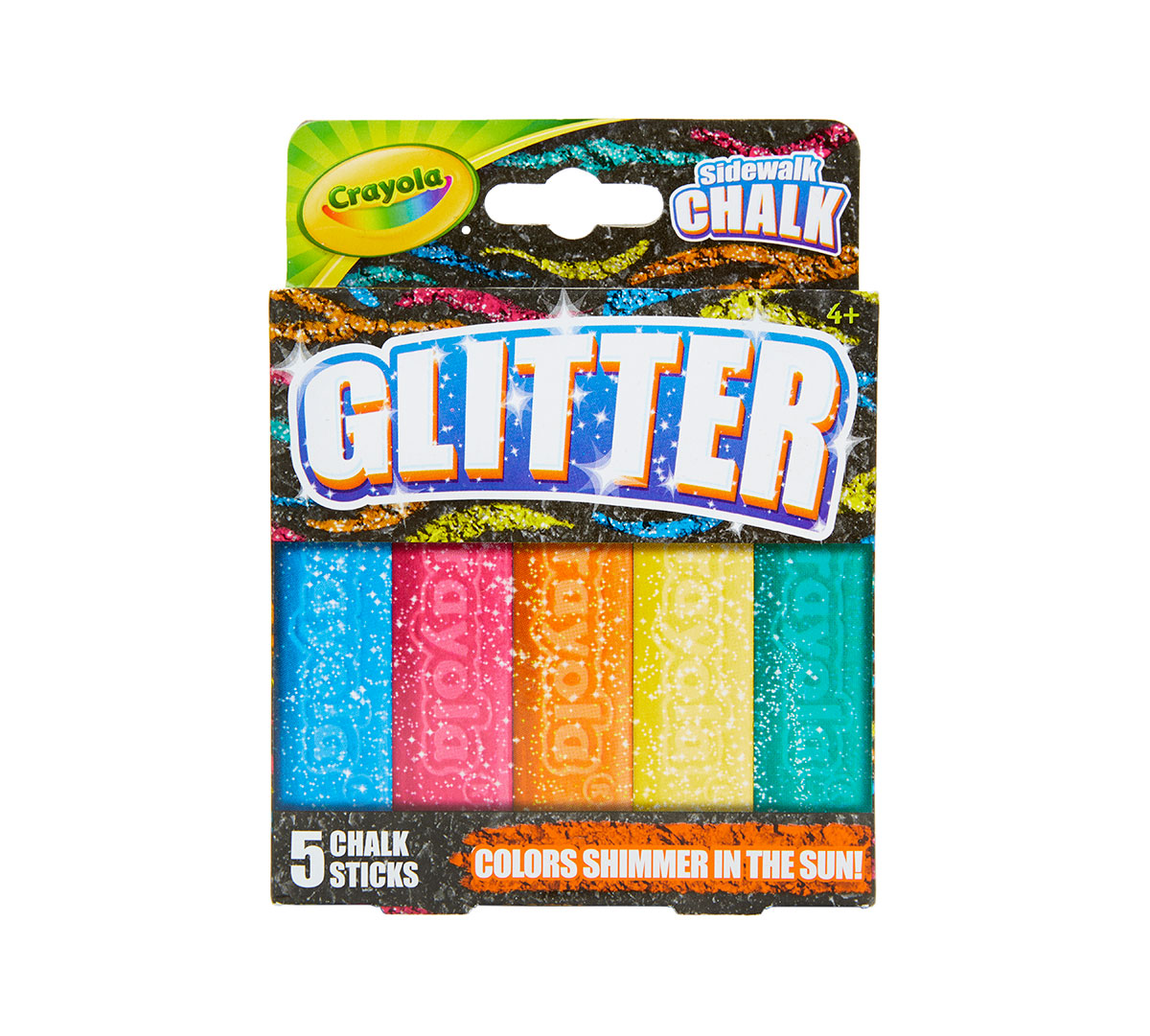 Special Effects Sidewalk Chalk Glitter 5 count