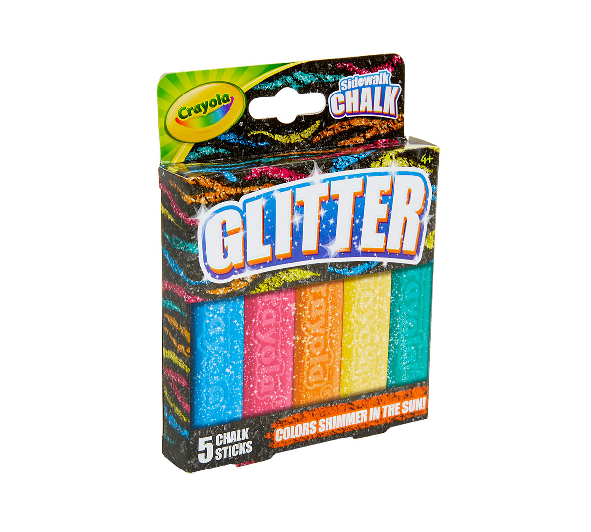 Special Effects Sidewalk Chalk Glitter 5 count