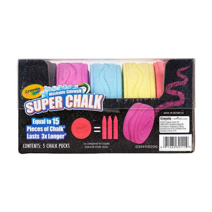 Outdoor Washable Super Chalk 5ct