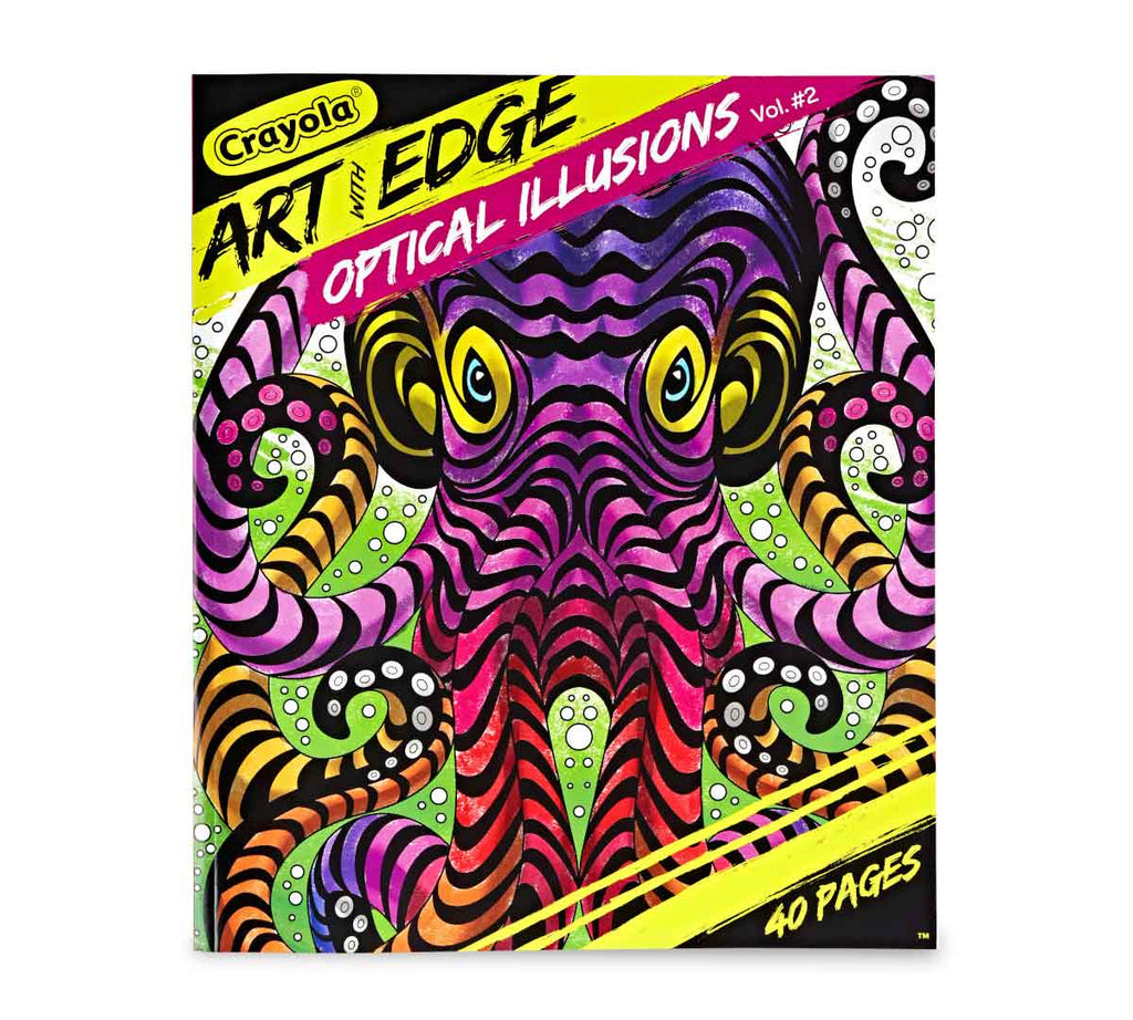 Art with Edge Optical Illusions Coloring Pages Volume 2