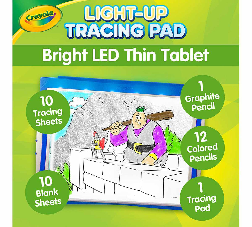 Light-Up Tracing Pad Blue Mythical Creatures