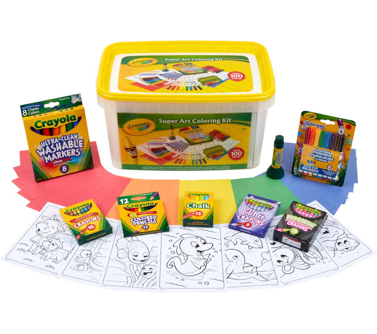 Super Art Coloring Kit 100+ Pcs