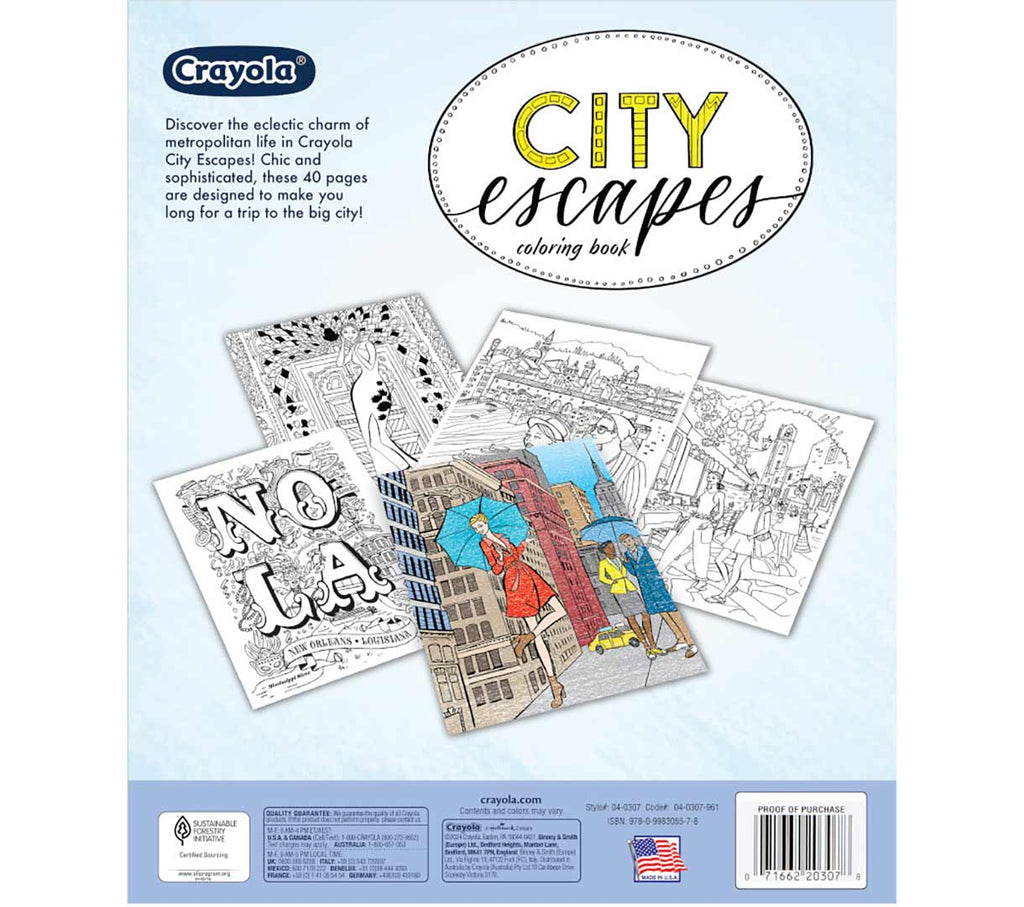 City Escapes Around the World Coloring Pages
