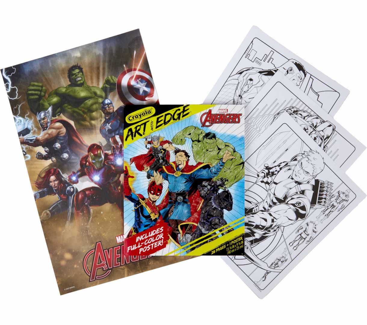 Art with Edge Marvel Avengers Infinity War &amp; Endgame Coloring Book