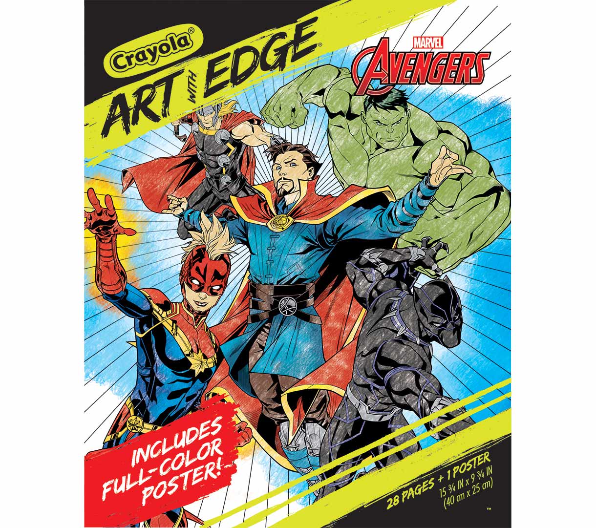 Art with Edge Marvel Avengers Infinity War &amp; Endgame Coloring Book