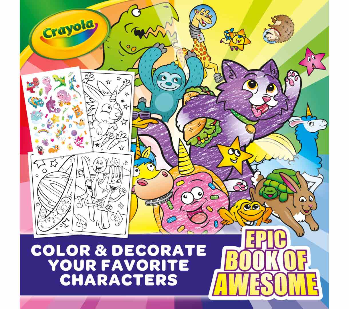Epic Book of Awesome Coloring Book
