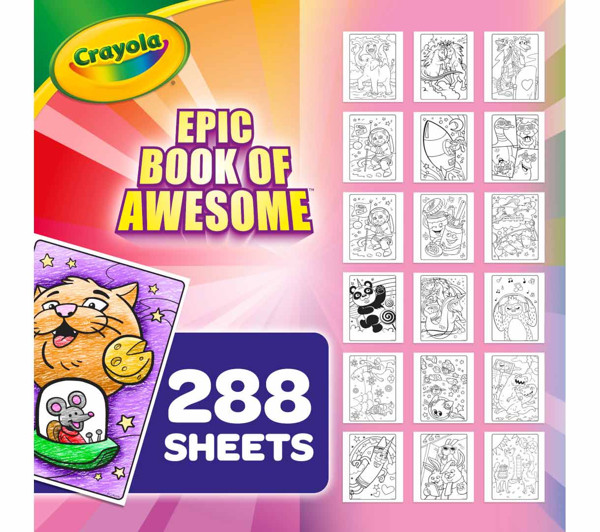 Epic Book of Awesome Coloring Book