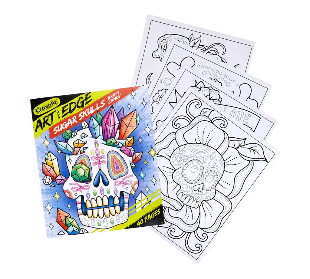 Art with Edge Sugar Skulls Coloring Book Volume 3