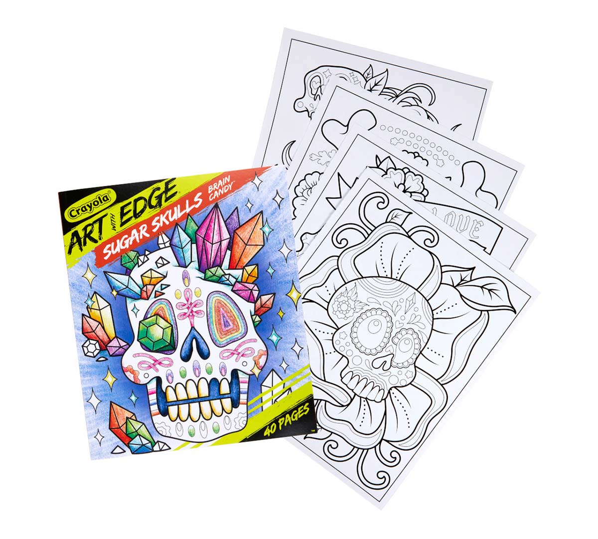 Art with Edge Sugar Skulls Coloring Book Volume 3