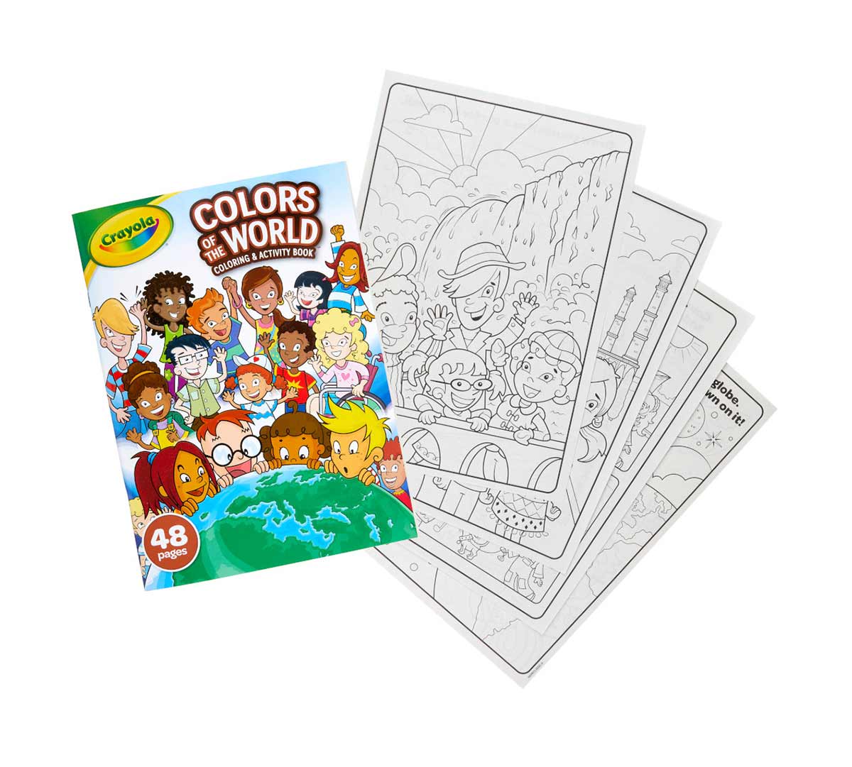 Colors of the World Coloring Book 48 Pages