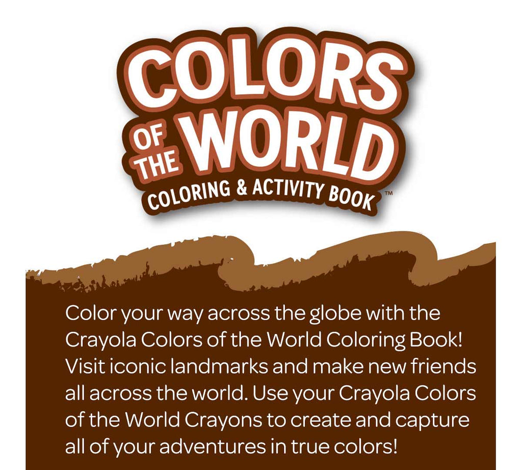 Colors of the World Coloring Book 48 Pages