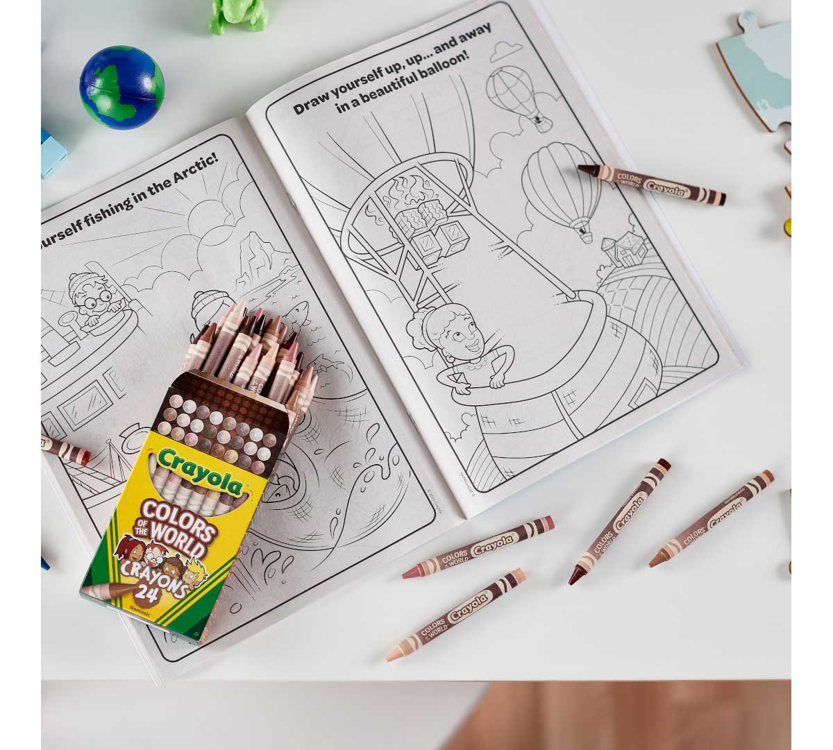 Colors of the World Coloring Book 48 Pages