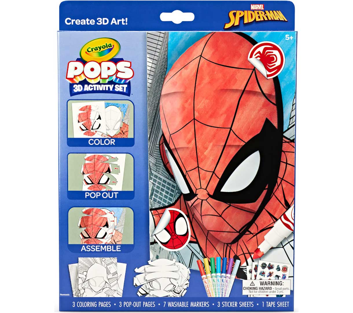 POPs 3D Activity Set Spiderman