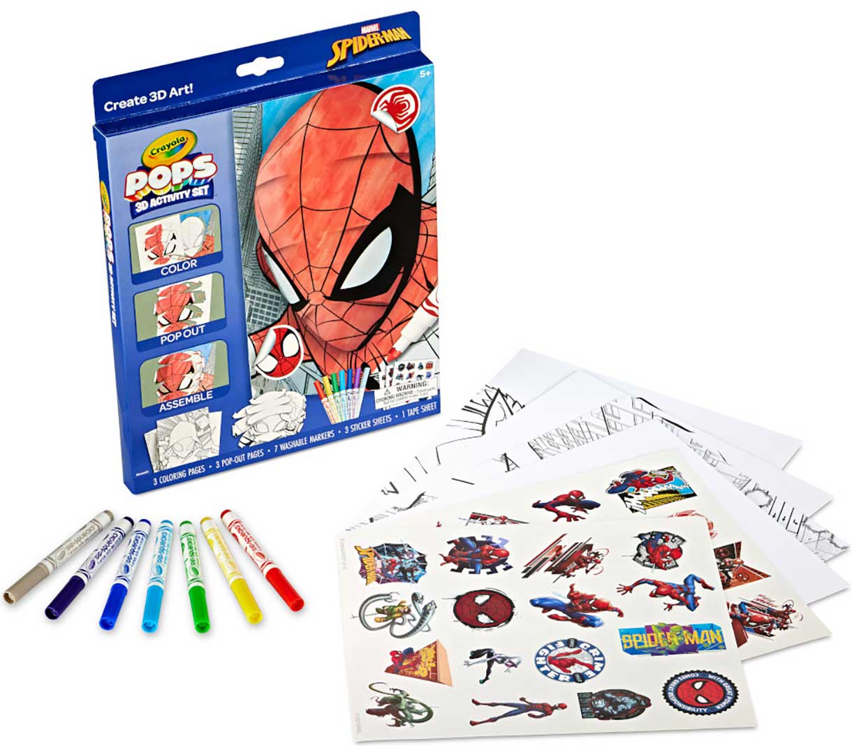 POPs 3D Activity Set Spiderman
