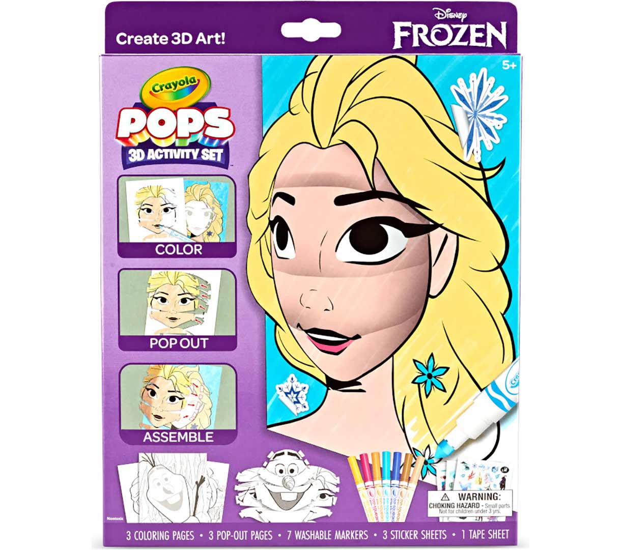 POPs 3D Activity Set Frozen
