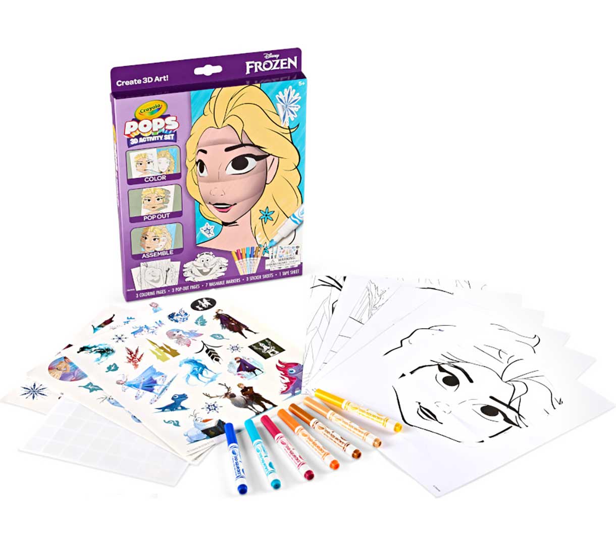 POPs 3D Activity Set Frozen