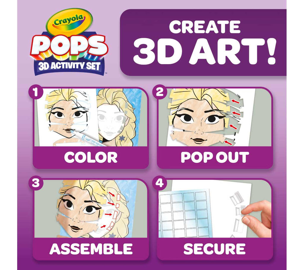 POPs 3D Activity Set Frozen