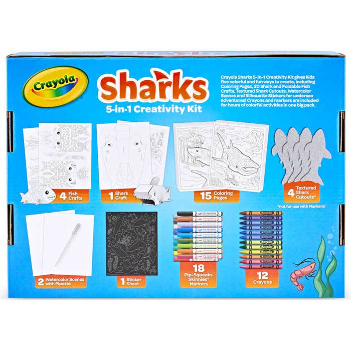 Sharks 5-in-1 Creativity Kit