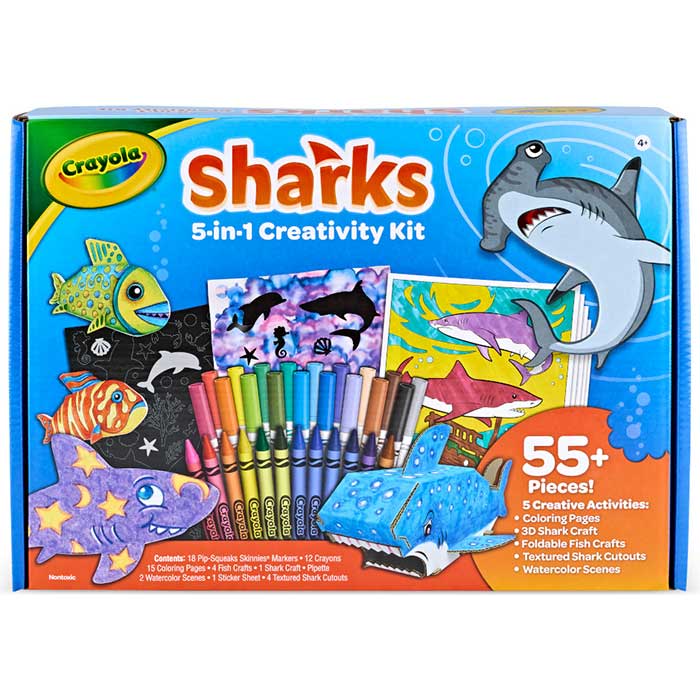 Sharks 5-in-1 Creativity Kit