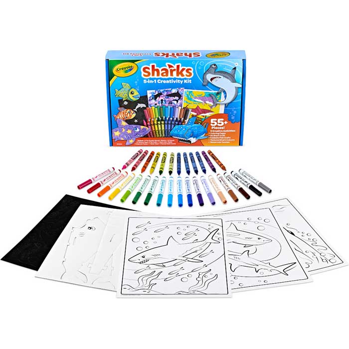 Sharks 5-in-1 Creativity Kit