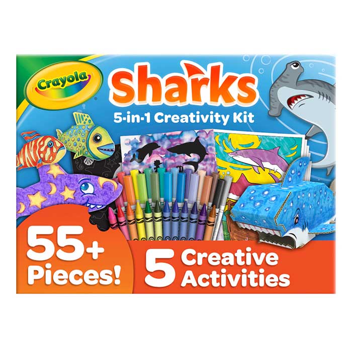 Sharks 5-in-1 Creativity Kit
