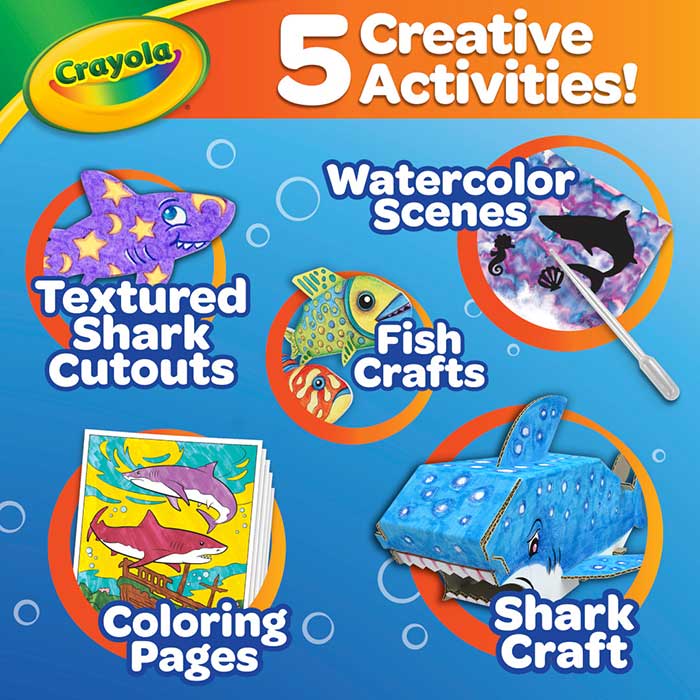 Sharks 5-in-1 Creativity Kit