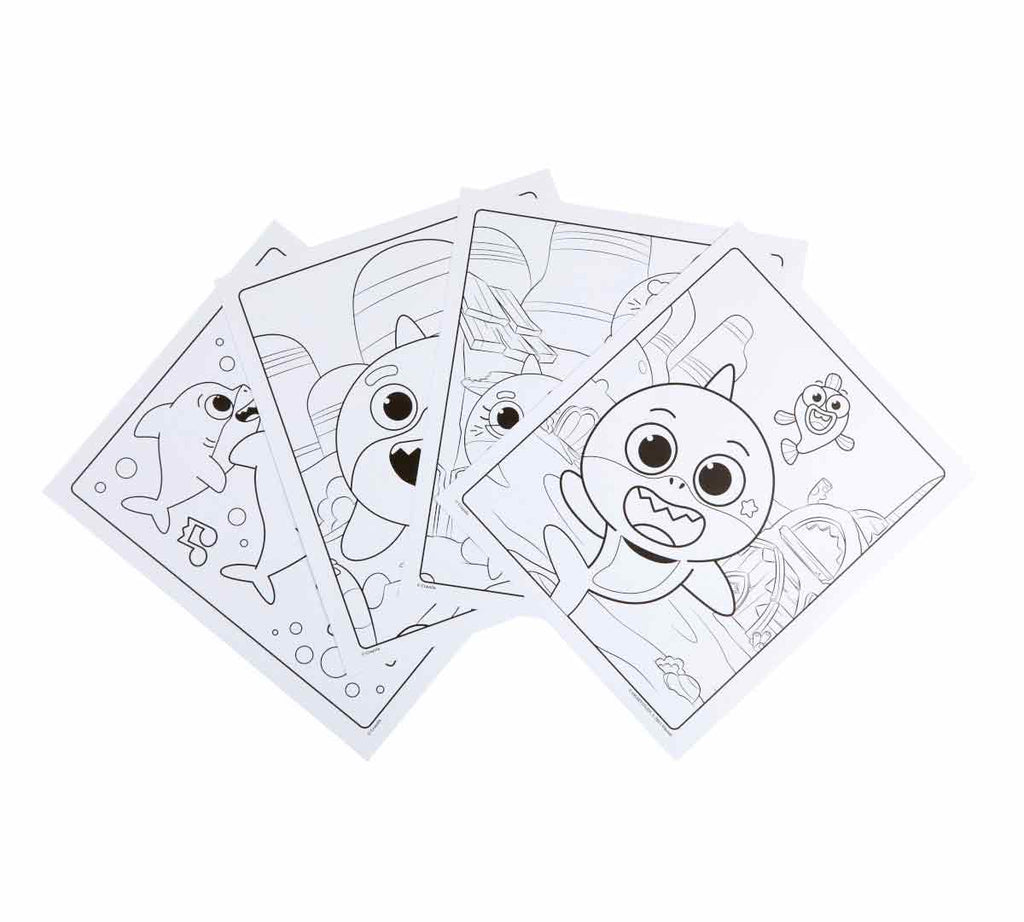 Baby Shark Color &amp; Sticker Book