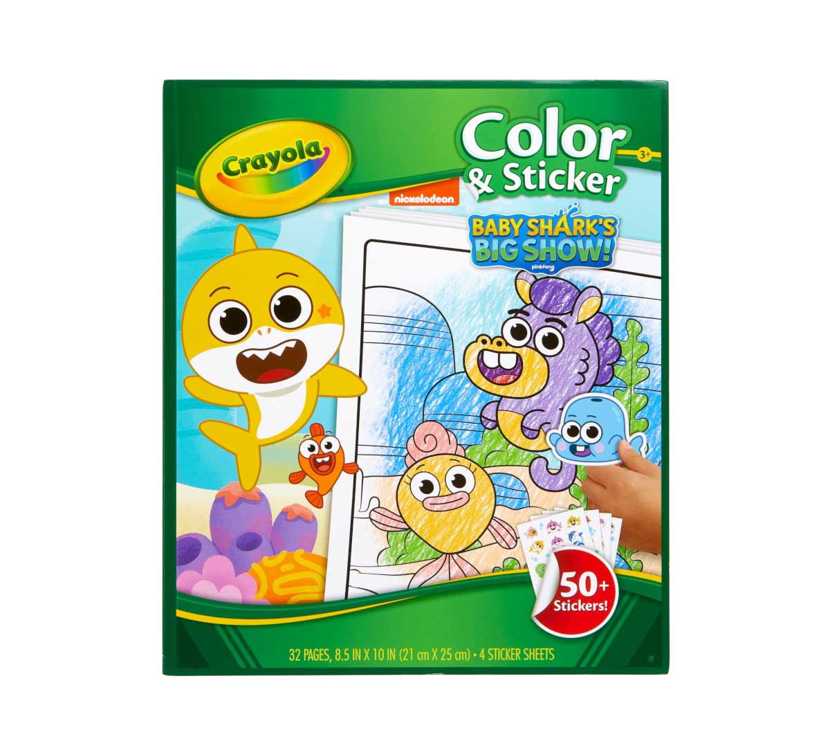 Baby Shark Color &amp; Sticker Book