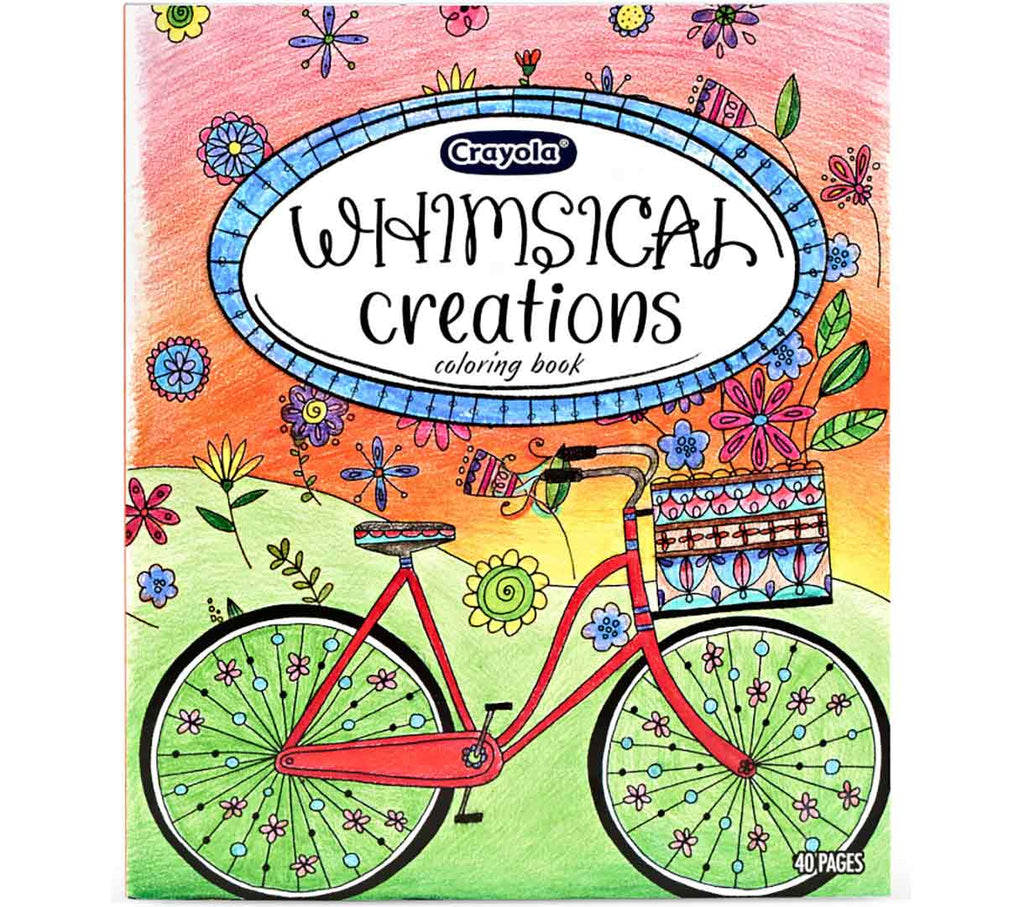 Whimsical Creations Coloring Book 40 Pages