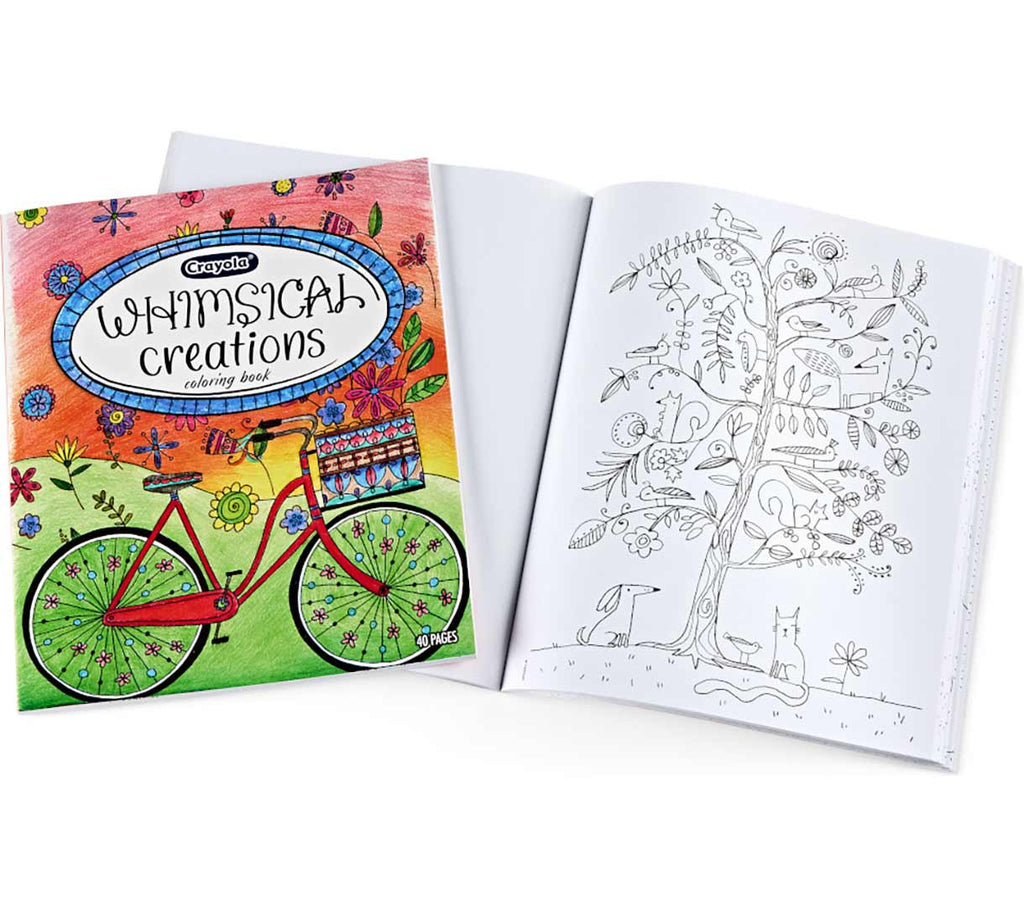 Whimsical Creations Coloring Book 40 Pages