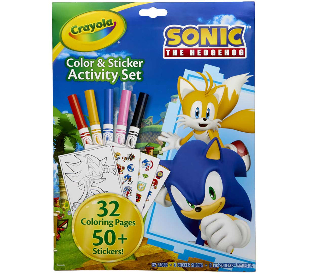 Sonic the Hedgehog Color and Sticker Activity Set