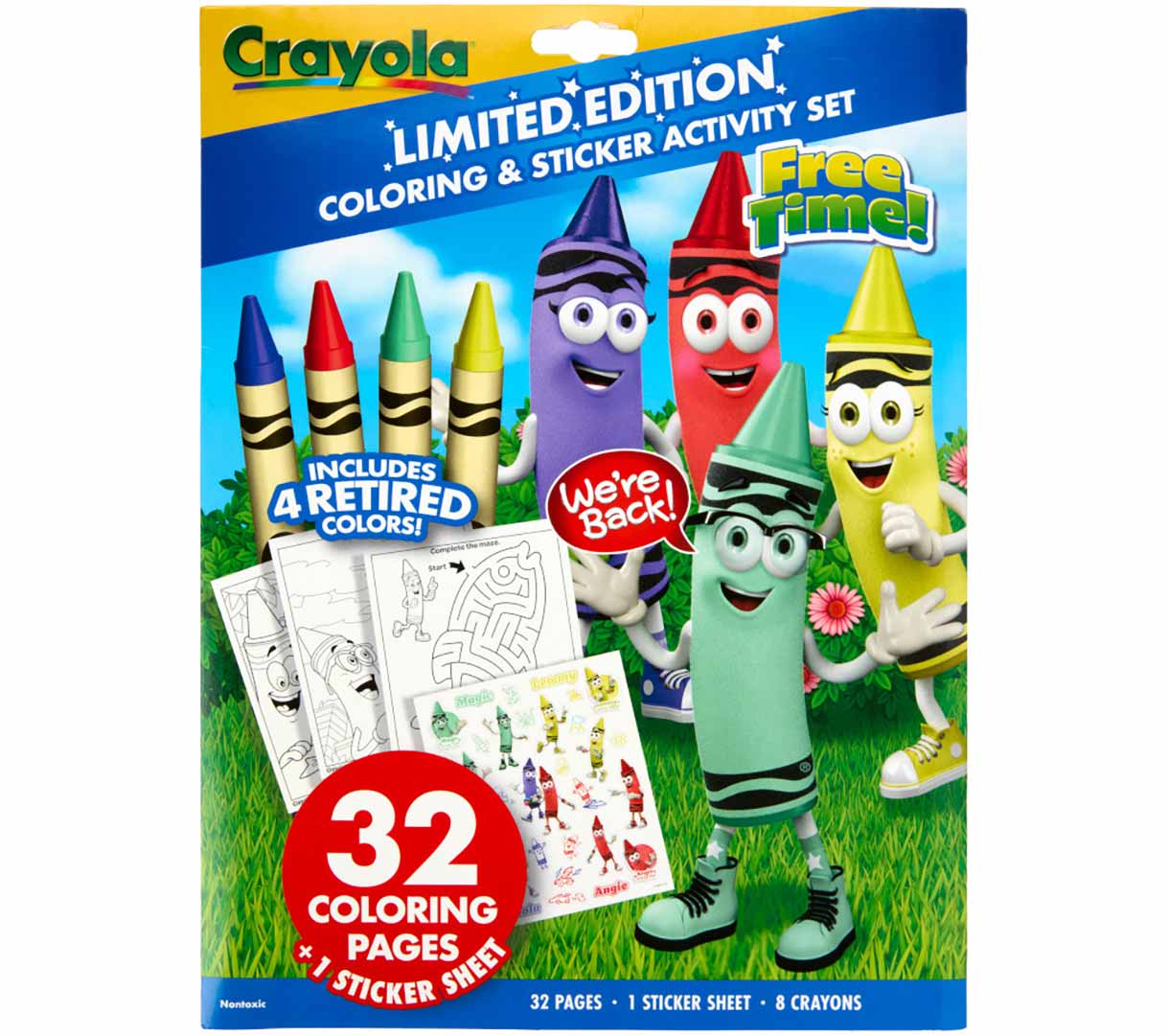 Limited Edition Coloring &amp; Sticker Activity Set Free Time