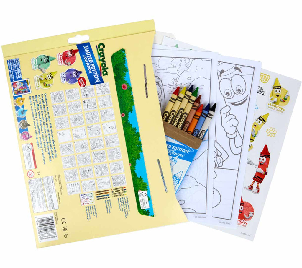 Limited Edition Coloring &amp; Sticker Activity Set Free Time