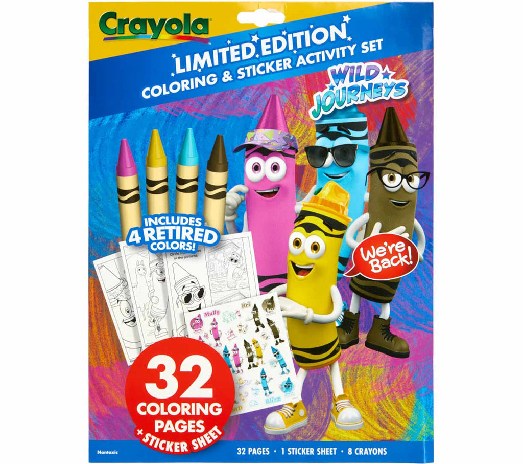 Limited Edition Color &amp; Sticker Activity Set Wild Journeys
