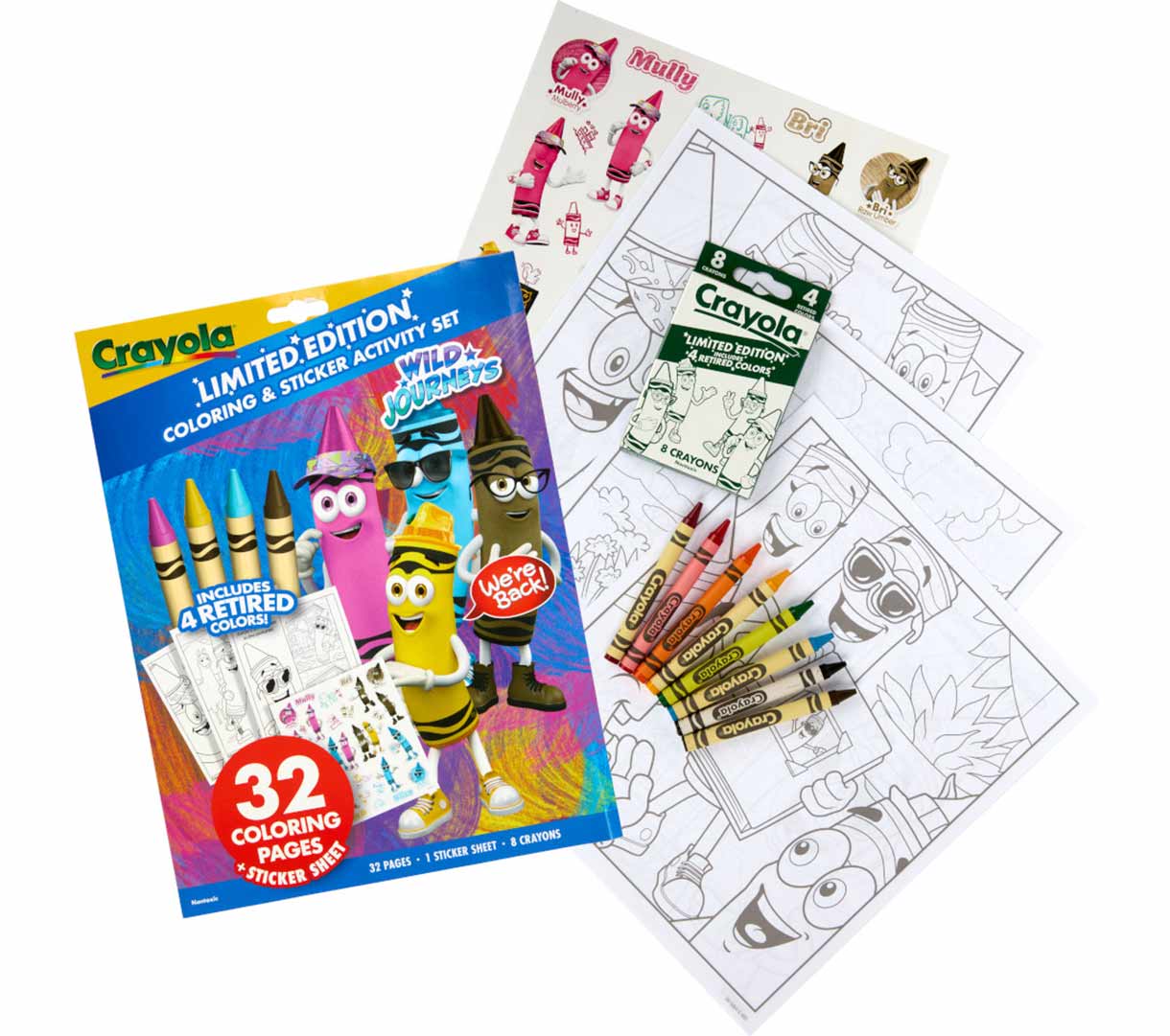 Limited Edition Color &amp; Sticker Activity Set Wild Journeys