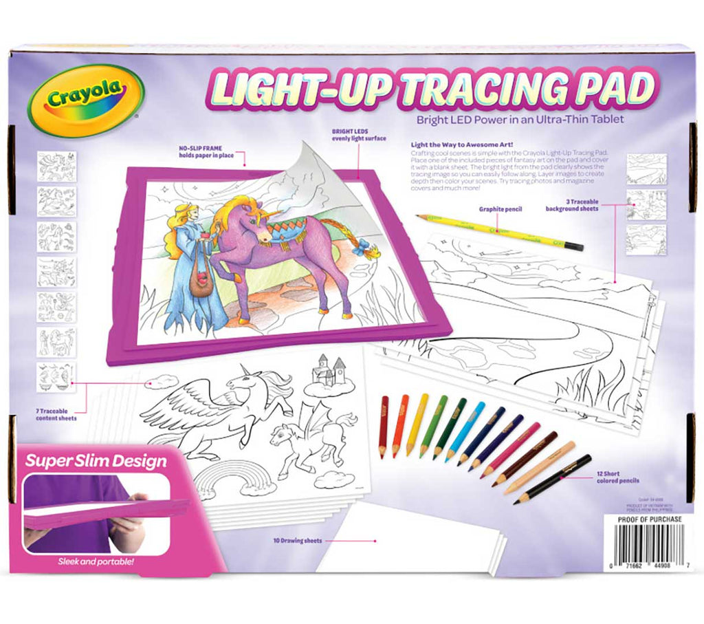 Light-Up Tracing Pad Pink