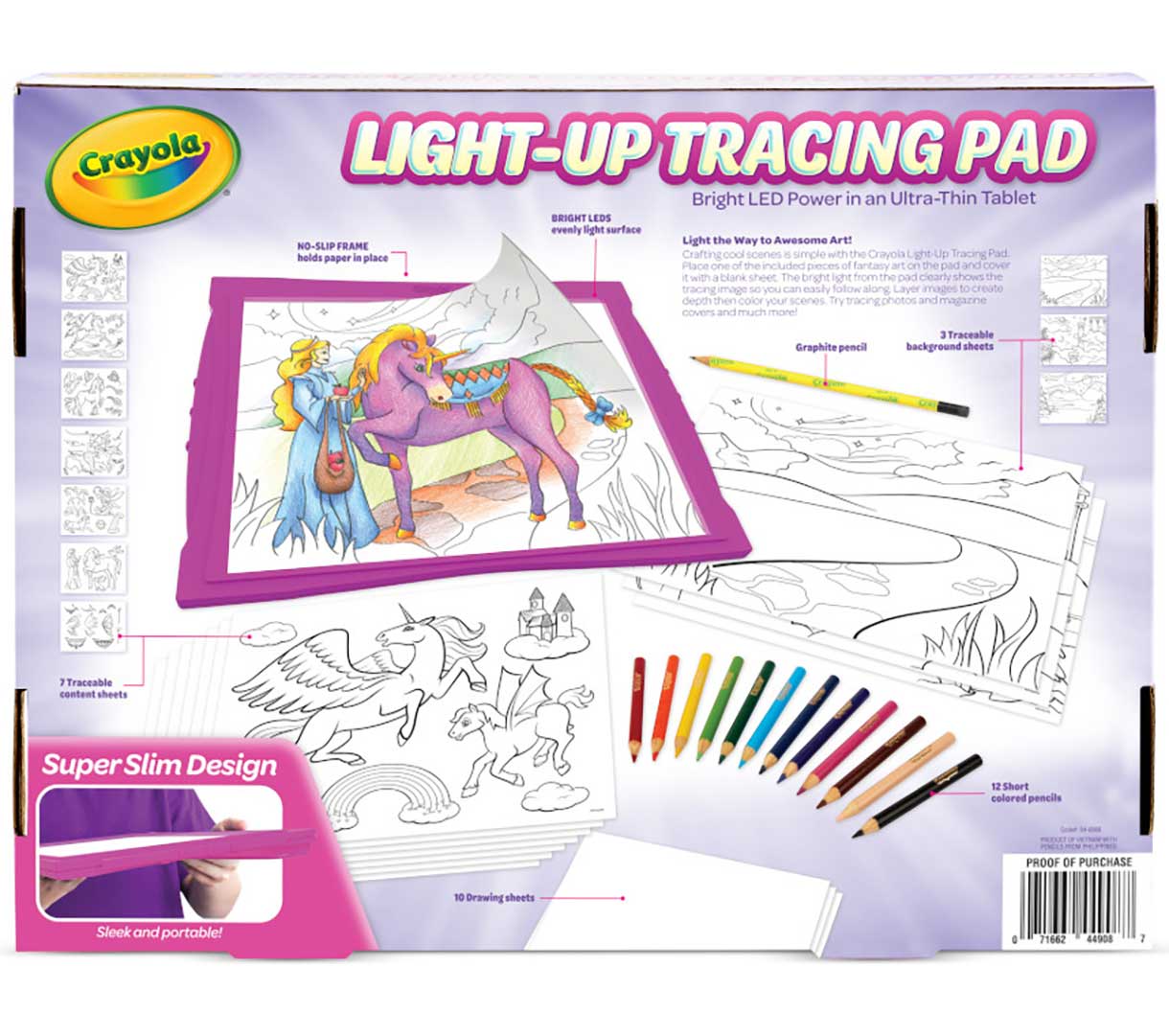 Light-Up Tracing Pad Pink