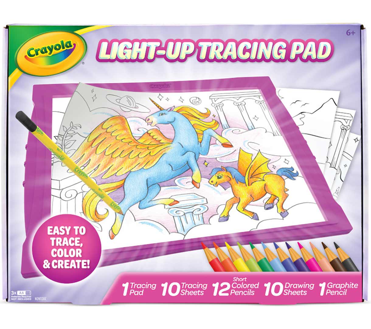 Light-Up Tracing Pad Pink
