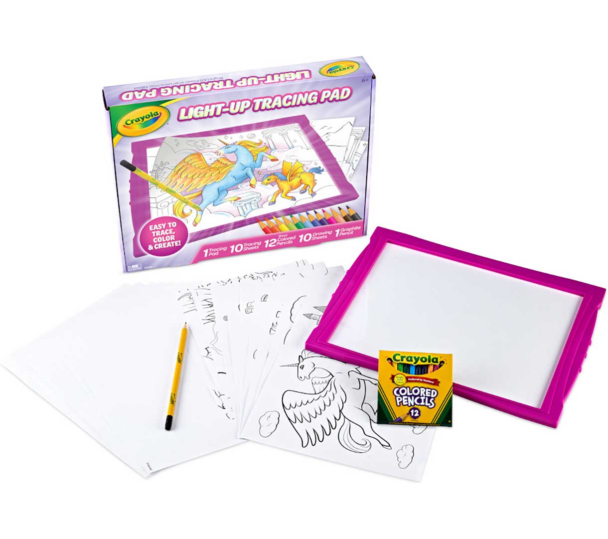 Light-Up Tracing Pad Pink