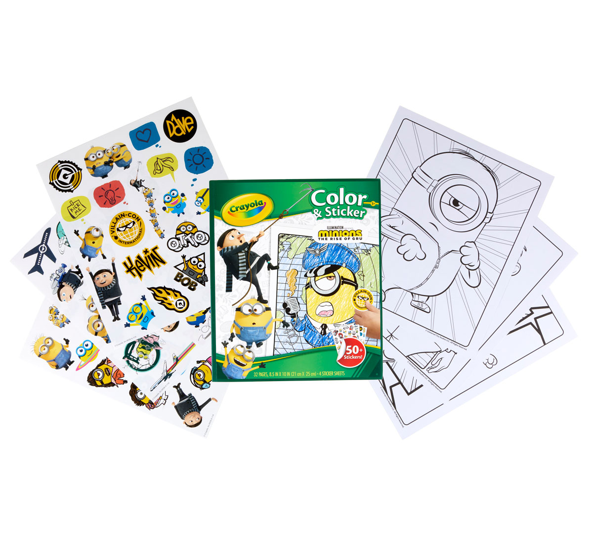 Minions 2 Color &amp; Sticker Set