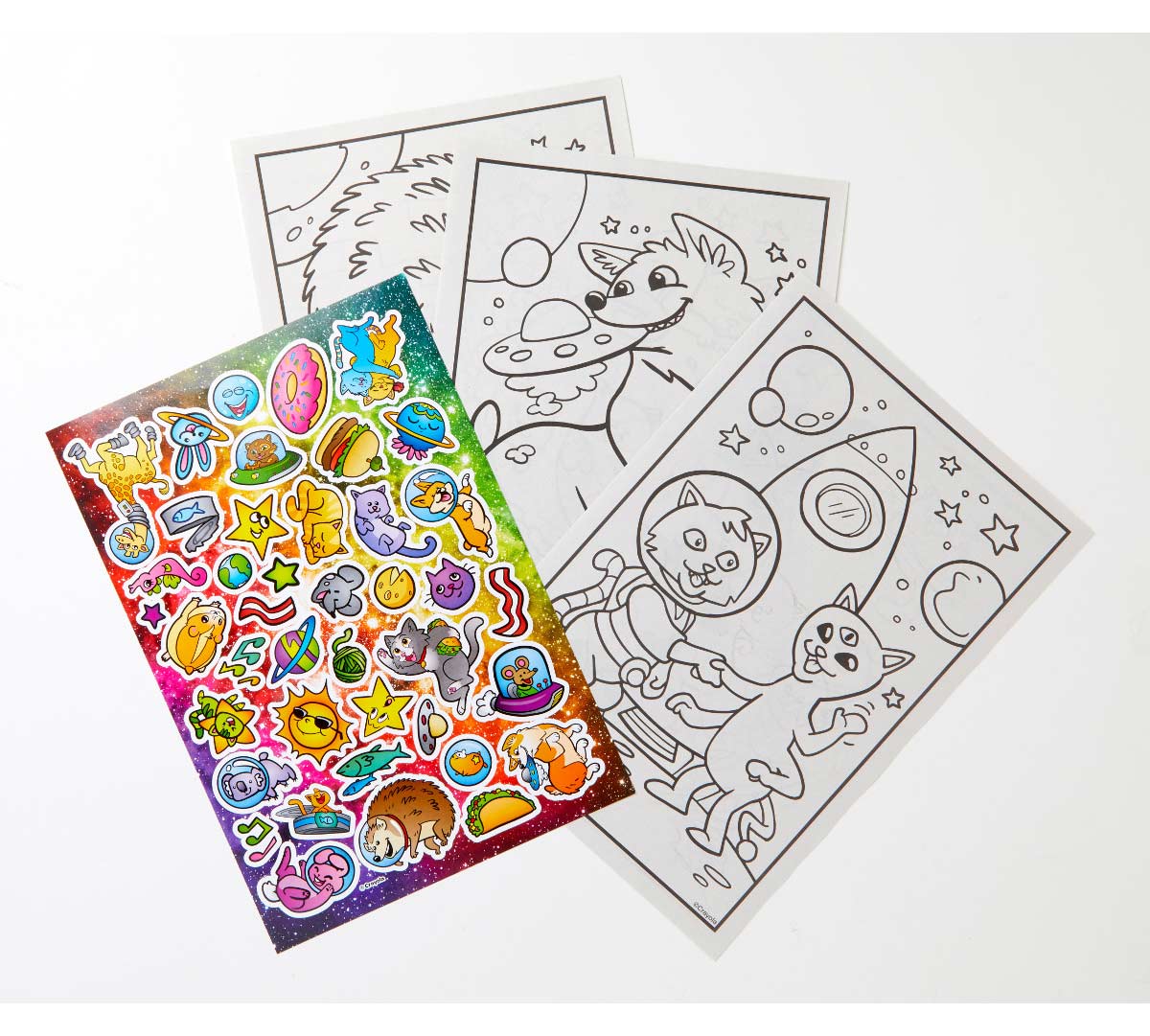 Crayola Uni-Creatures &amp; Cosmic Cats Coloring Book Set