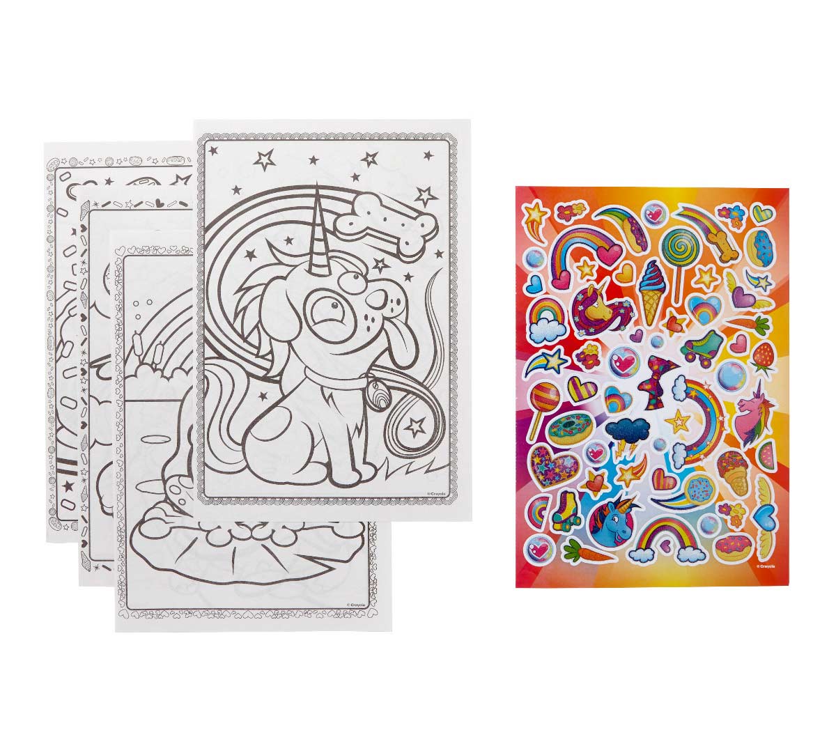 Crayola Uni-Creatures &amp; Cosmic Cats Coloring Book Set