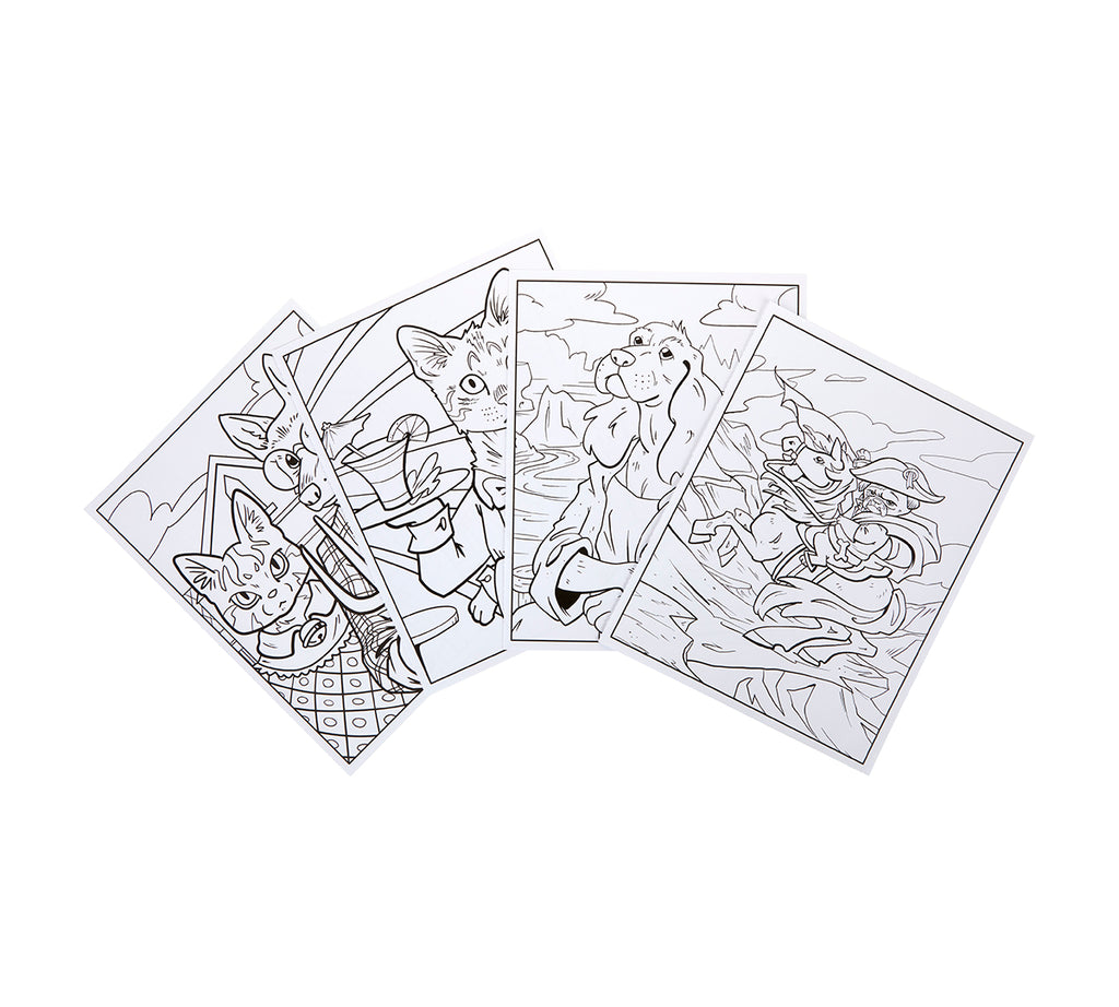Well Dressed Pets Coloring Book
