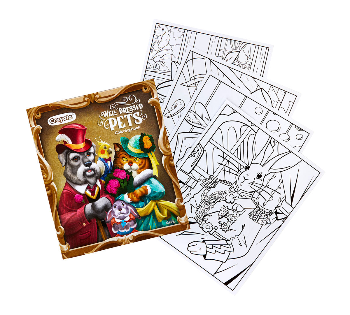 Well Dressed Pets Coloring Book