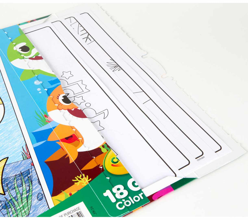 Baby Shark Giant Coloring Pages 18 Pages