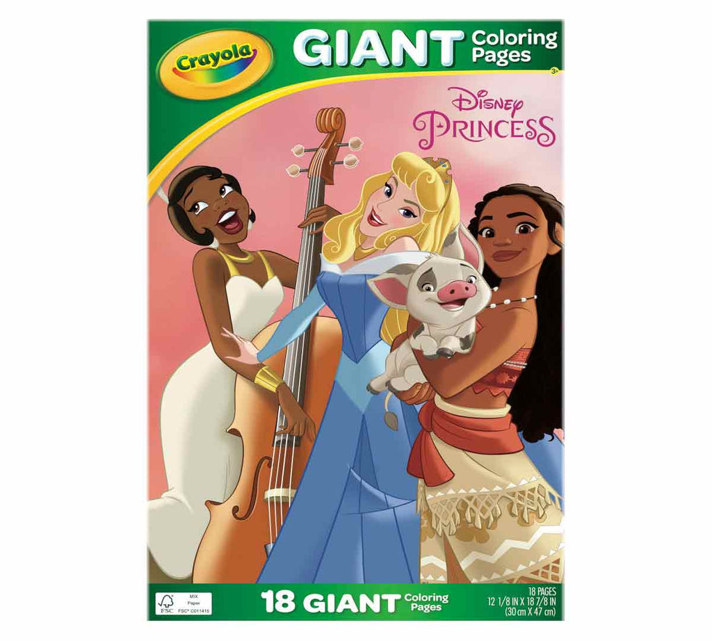Giant Disney Princess Coloring Pages 18 Pages