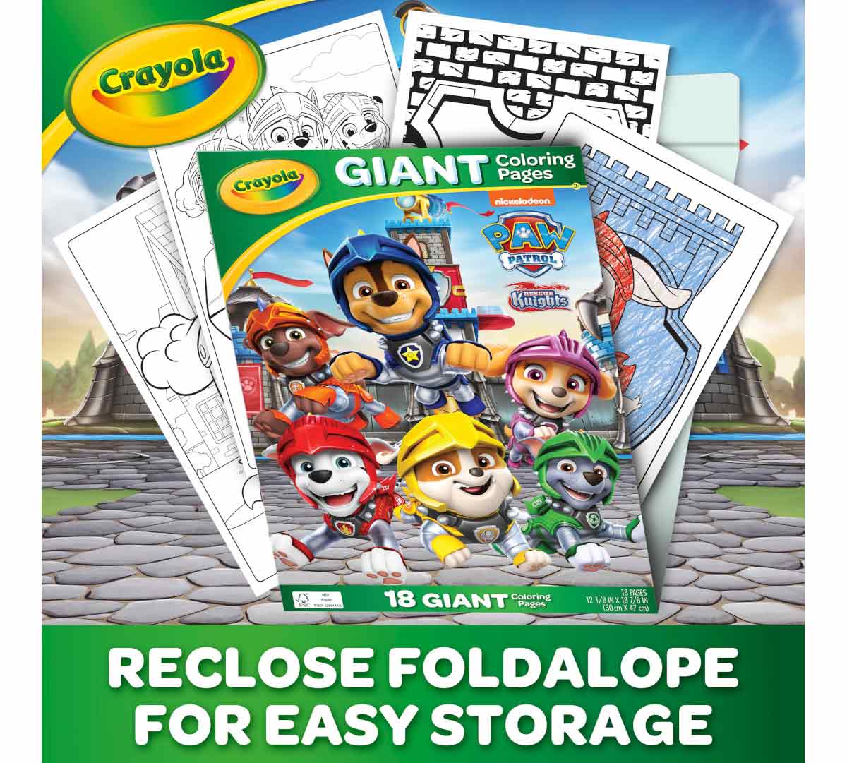 Paw Patrol Giant Coloring Pages 18 Pages