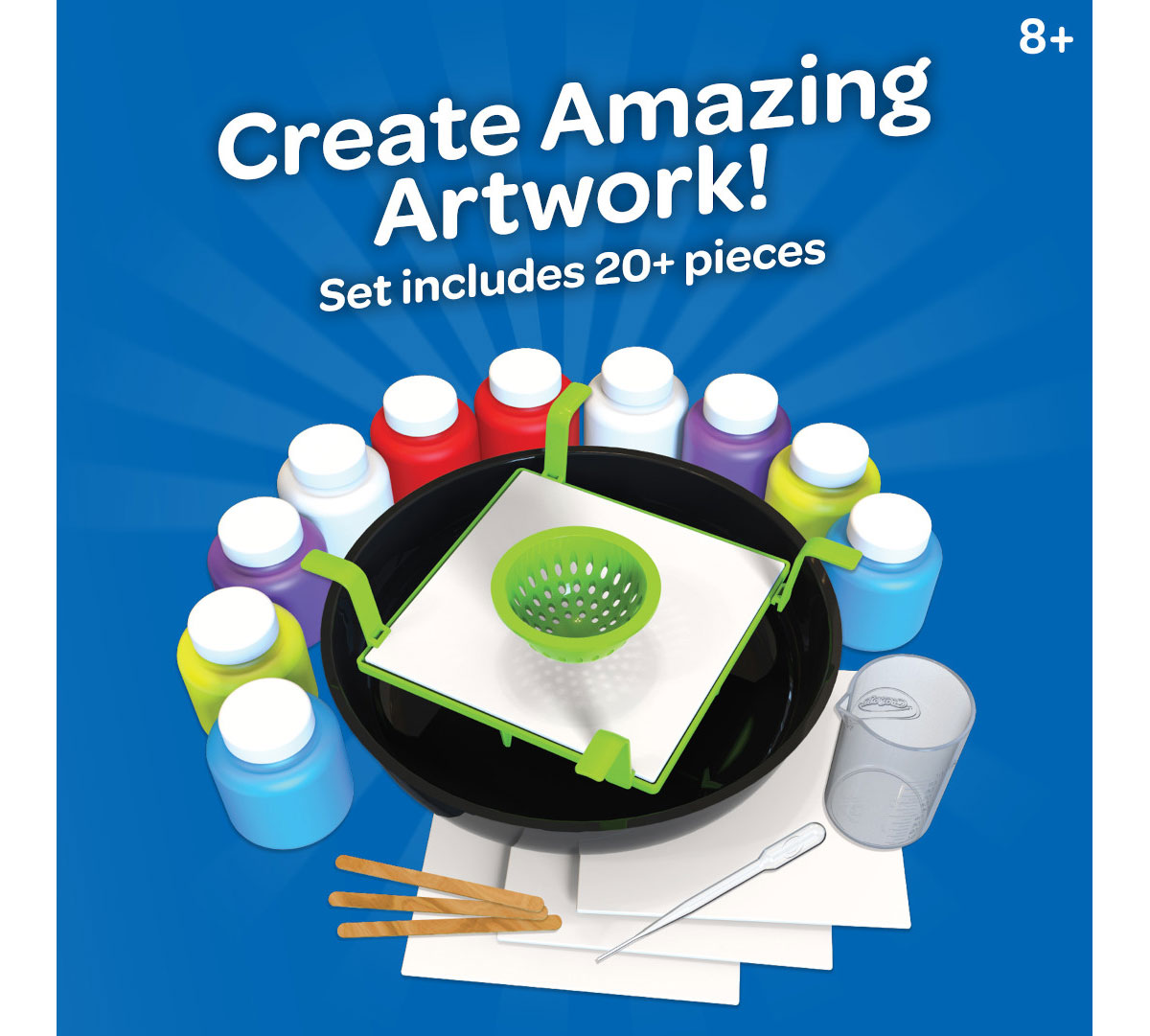 Washable Paint Pour Art Set