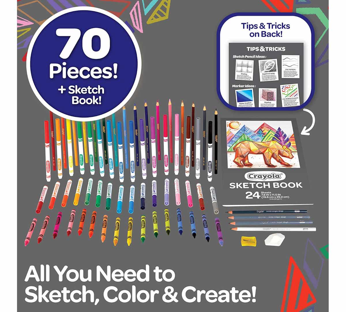 Sketch &amp; Color Art Set