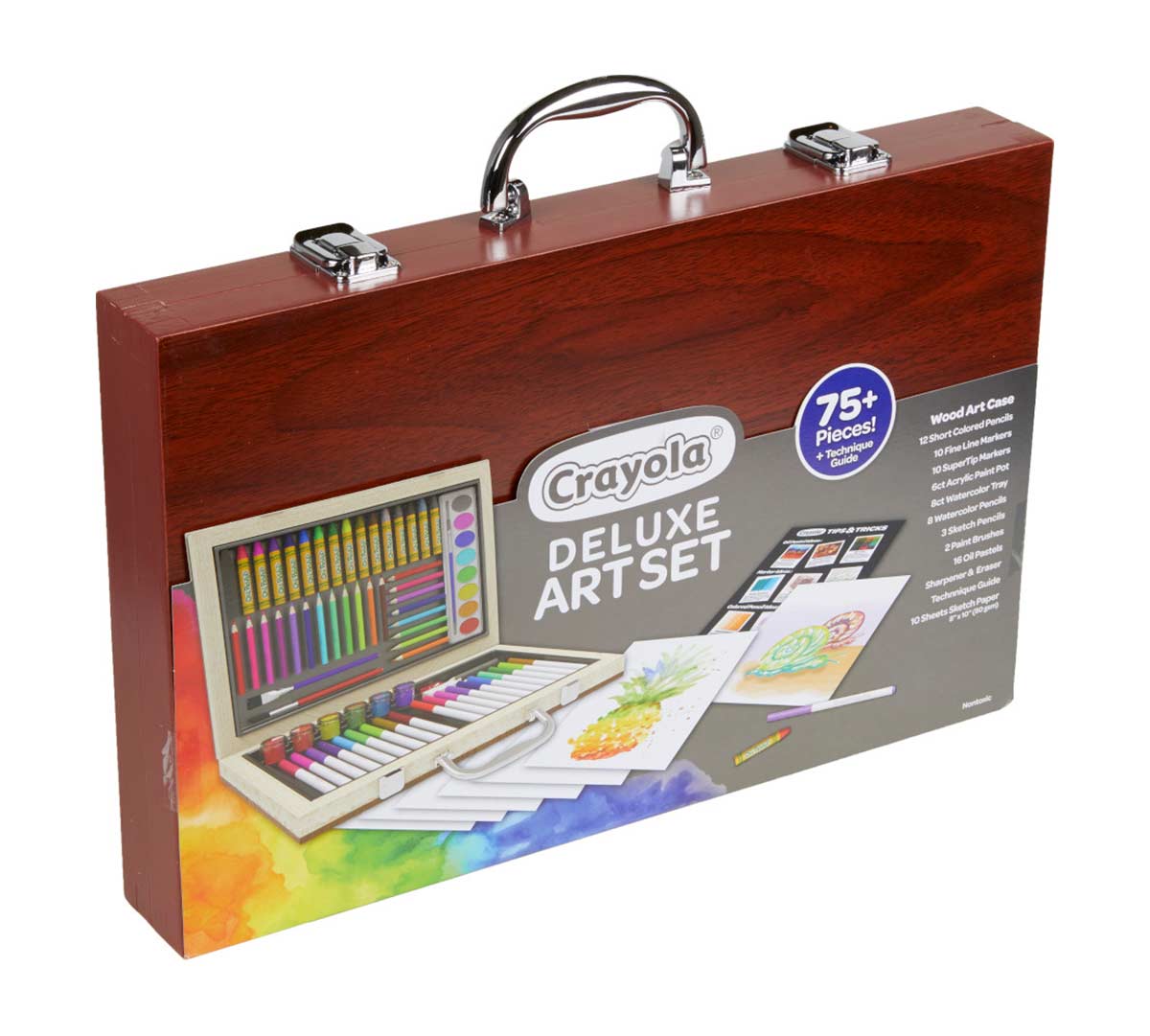 Deluxe Wooden Art Set Over 75 Pieces